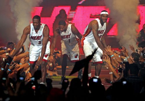 Εντυπωσιακή παρουσίαση των «big three» από το Μαϊάμι