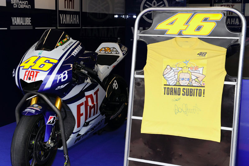 Ο Valentino Rossi από σήμερα (7/7) στο Μιζάνο!