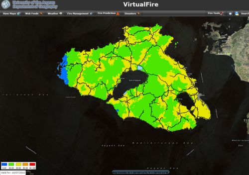 Πλατφόρμα λογισμικού για τη διαχείριση πυρκαγιών δοκιμάζεται στη Λέσβο