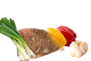 Γαλέος με πιπεριές