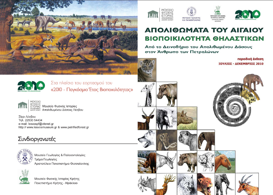 Η Έκθεση «Aπολιθώματα στο Αιγαίο – Βιοποικιλότητα θηλαστικών» στη Λέσβο