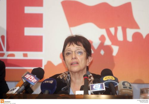 «Κίνημα αμφισβήτησης» στις δημοτικές εκλογές ζητά η Αλέκα Παπαρήγα