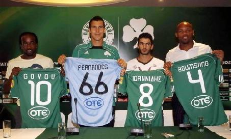 Ο Παναθηναϊκός παρουσίασε τους τέσσερις «νέους» σε αναμονή του πέμπτου