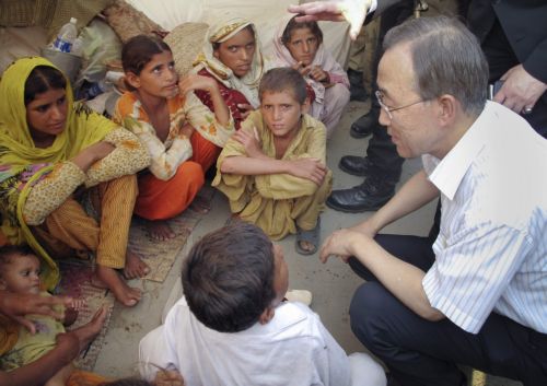 Σοκαρισμένος ο ΓΓ του ΟΗΕ από την κατάσταση των πλημμυροπαθών στο Πακιστάν