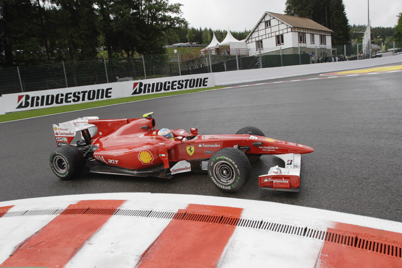 F1 – GP Βελγίου 2010, ΕΔ2: Ferrari παντός καιρού
