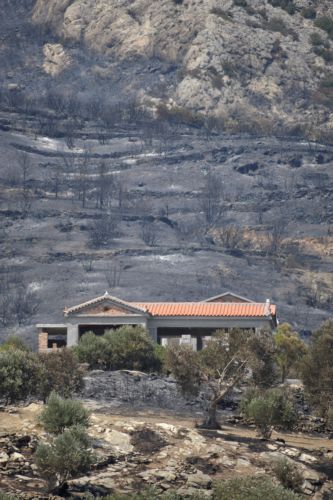 Προφυλακίστηκαν οι συλληφθέντες για την πυρκαγιά στο Κοκκάρι της Σάμου