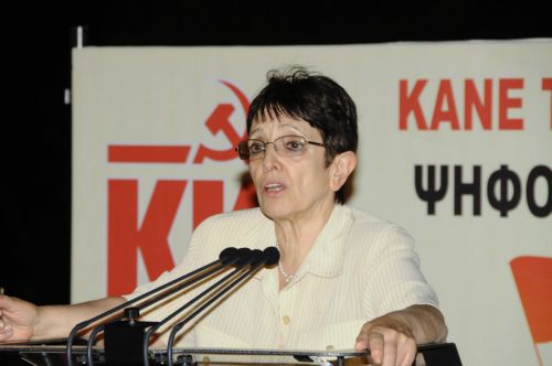 Ισοδύναμες με τις βουλευτικές οι εκλογές του Νοεμβρίου, είπε η Αλέκα Παπαρήγα