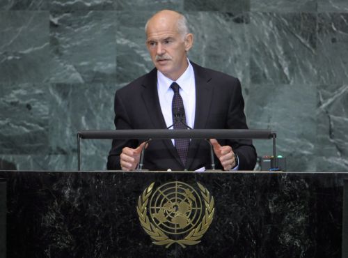 Θα βγούμε ενισχυμένοι από την κρίση, το μήνυμα Παπανδρέου από τα Ηνωμένα Έθνη