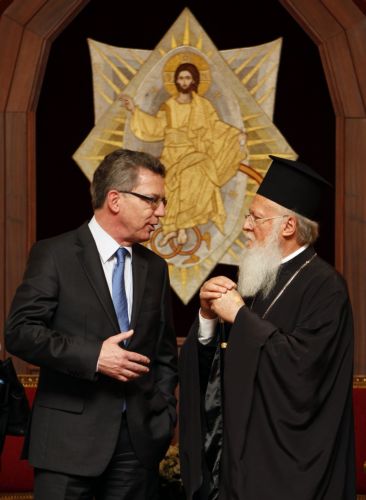 Συνάντηση του Οικουμενικού Πατριάρχη με τον Γερμανό υπουργό Εσωτερικών