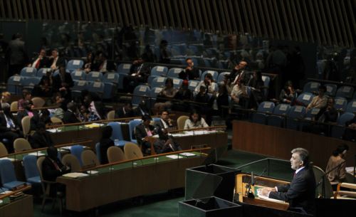 Στα ελληνοτουρκικά αναφέρθηκε ο Αμπντουλάχ Γκιουλ μιλώντας στον ΟΗΕ