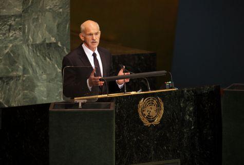 «Αποχή» Γκρουέφκσι από τον ΟΗΕ – Με τον πρόεδρο της ΠΓΔΜ η συνάντηση του Γ.Παπανδρέου