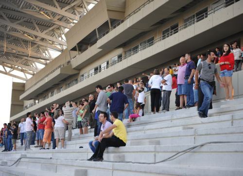 «Γεύση» από το καινούργιο σπίτι της Λάρισας πήραν οι οπαδοί της