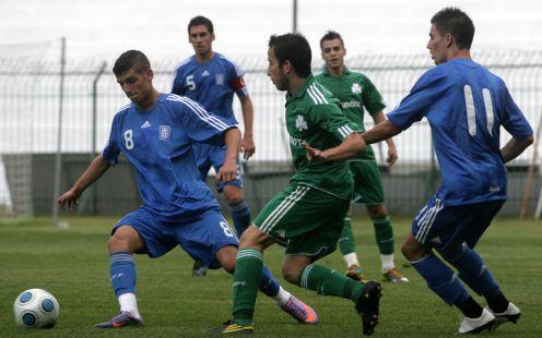 Φιλική νίκη της εθνικής επί του Παναθηναϊκού σε επίπεδο νέων