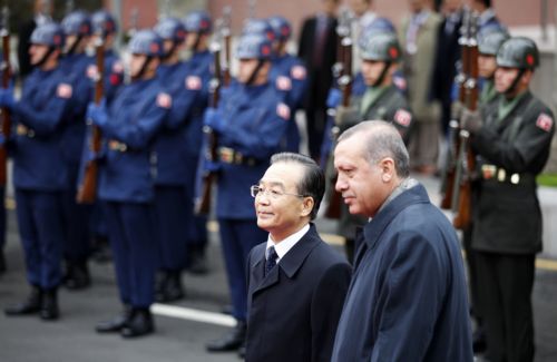 Οκτώ συμφωνίες συνεργασίας υπέγραψαν Γουέν Τζιαμπάο-Ερντογάν