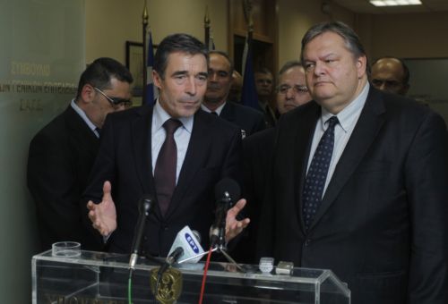 Αφγανιστάν και ελληνοτουρκικά στο επίκεντρο της συνάντησης Βενιζέλου και Ράσμουσεν