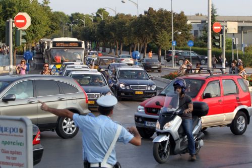Με δυσκολία η κίνηση στο Λεκανοπέδιο, λόγω έργων, μετακινήσεων Ερντογάν και πορειών