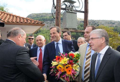 Στο εκλογικό κέντρο του Δ. Δράκου ολοκληρώθηκε η περιοδεία Σαμαρά στην Πελοπόννησο