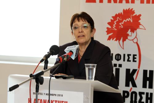 Αντιλαϊκή η πολιτική της κυβέρνησης στον τομέα της ενέργειας, λέει η Αλέκα Παπαρήγα