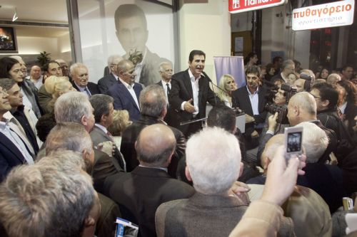 Εγκαίνια του εκλογικού κέντρου Κώστα Γκιουλέκα στη Θεσσαλονίκη