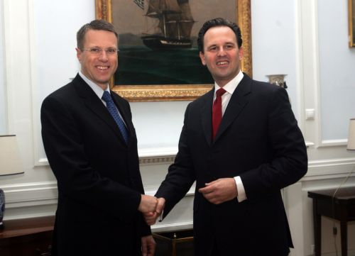 Με τον Σλοβένο υπουργό Εξωτερικών συναντήθηκε ο Δ.Δρούτσας