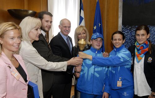 Στήριξη στον θεσμό των Special Olympics εξέφρασε ο Γ.Παπανδρέου