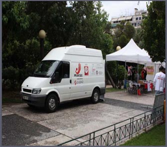 Κινητή Μονάδα Ενημέρωσης και Εξέτασης για τον H.I.V.