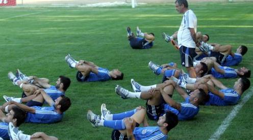 Στη Νέα Σμύρνη η προπόνηση της εθνικής