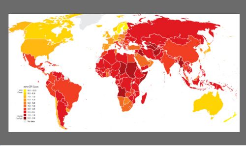 Ευρωπαϊκή πρωτιά για την Ελλάδα στη λίστα της Διεθνούς Διαφάνειας για τη διαφθορά