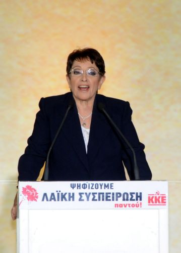 Πολιτική αυτοκτονία η ψήφος σε ΠΑΣΟΚ και ΝΔ, εκτιμά η Αλέκα Παπαρήγα