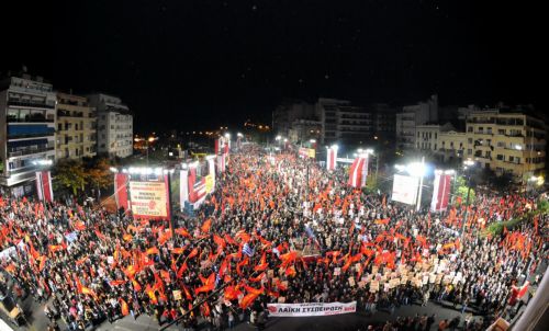 Η κάλπη θα δείξει εάν ο λαός θεωρεί το Μνημόνιο «σωτηρία ή βαρβαρότητα», λέει το ΚΚΕ