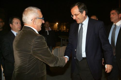 Καλή επιτυχία ευχήθηκε στον Νικήτα Κακλαμάνη ο Αντώνης Σαμαράς