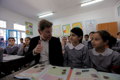 Στη Λωρίδα της Γάζας ο Γερμανός υπουργός Εξωτερικών Γκίντο Βέστερβελε