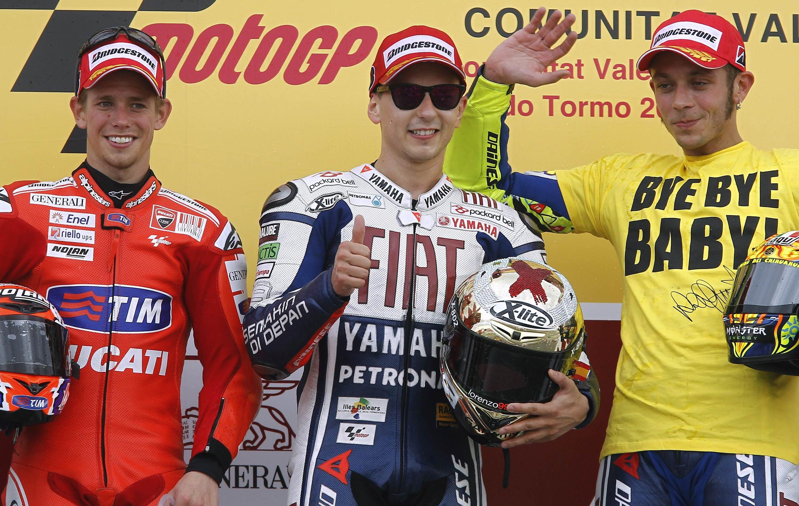 Αποθέωση για τον πρωταθλητή Λορένθο στο GP της Βαλένθια