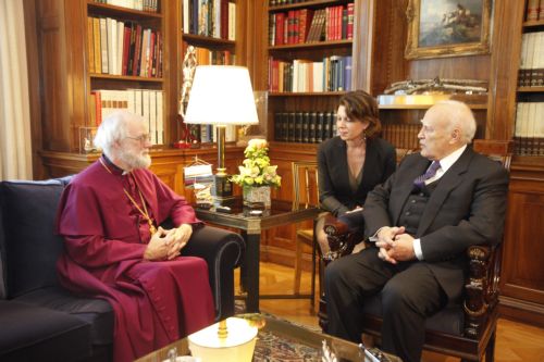 Από τον Πρόεδρο της Δημοκρατίας έγινε δεκτός ο προκαθήμενος της Αγγλικανικής Εκκλησίας