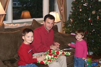 Μπαμπά! Μην ξεχνάς, είναι γιορτές!