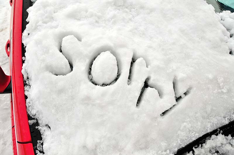 Χιόνια πάνω στο παρμπρίζ που πρόστιμο σημαίνουν…