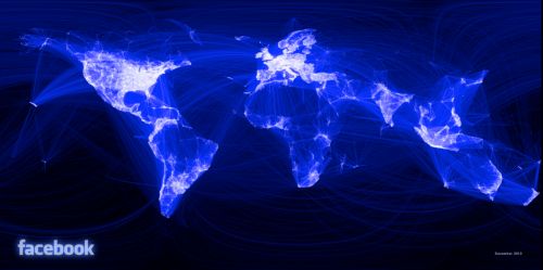 Ο παγκόσμιος χάρτης της φιλίας σύμφωνα με τo Facebook