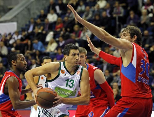 Ο Παναθηναϊκός νίκησε 72-68 τη ΤΣΣΚΑ στη Ρωσία