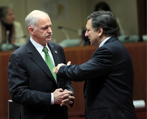 Κρίσιμη συνάντηση Παπανδρέου – Μπαρόζο στις Βρυξέλλες