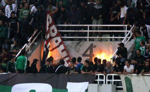 Ένταση και κατά την αποχώρηση των παικτών του ΠΑΟ από το ΟΑΚΑ