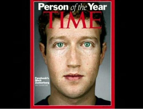 Ο Μαρκ Ζάκερμπεργκ, πρόσωπο της χρονιάς από το περιοδικό Time