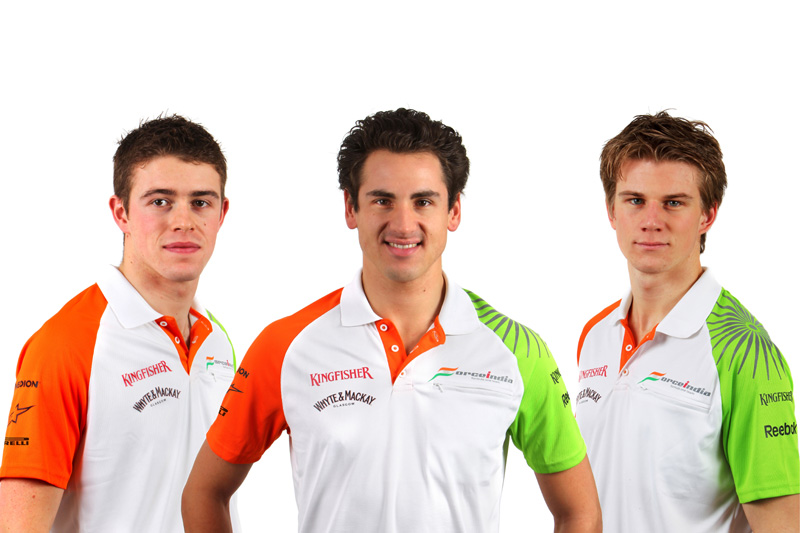 Οι Adrian Sutil και Paul di Resta οδηγοί της Force India το 2011
