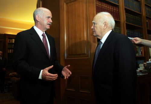 Συνάντηση Παπανδρέου-Παπούλια και Εθνικό Συμβούλιο Εξωτερικής Πολιτικής