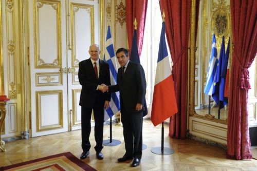 Η οικονομία «κύριο πιάτο» στη συνάντηση του Γ.Παπανδρέου με τον Φρ.Φιγιόν