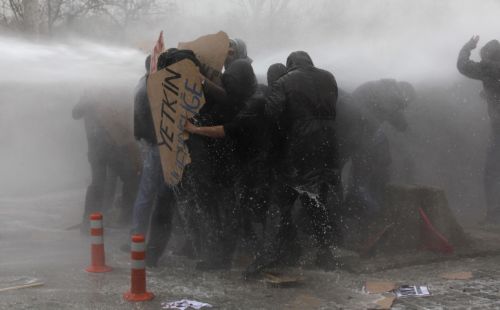 Φοιτητική διαδήλωση κατά της κυβέρνησης στην Τουρκία