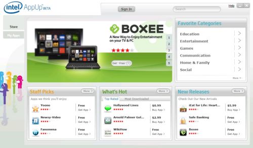 AppStore για netbook με Atom ανοίγει η Intel