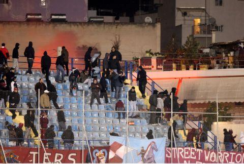 Πέντε ώρες μεσα στο πούλμαν πέρασαν οι παίκτες της Λάρισας