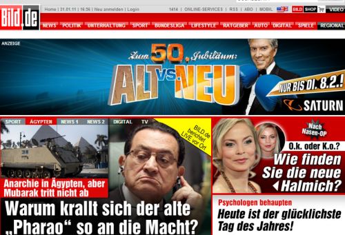 Ο δικτυακός τόπος της Bild ξεπέρασε το Spiegel στη Γερμανία