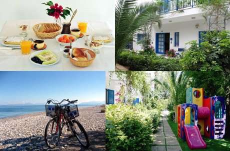 Το παραδοσιακό ελληνικό πρωινό του Daphne’s Club Hotel Apartments στο Ξυλόκαστρο