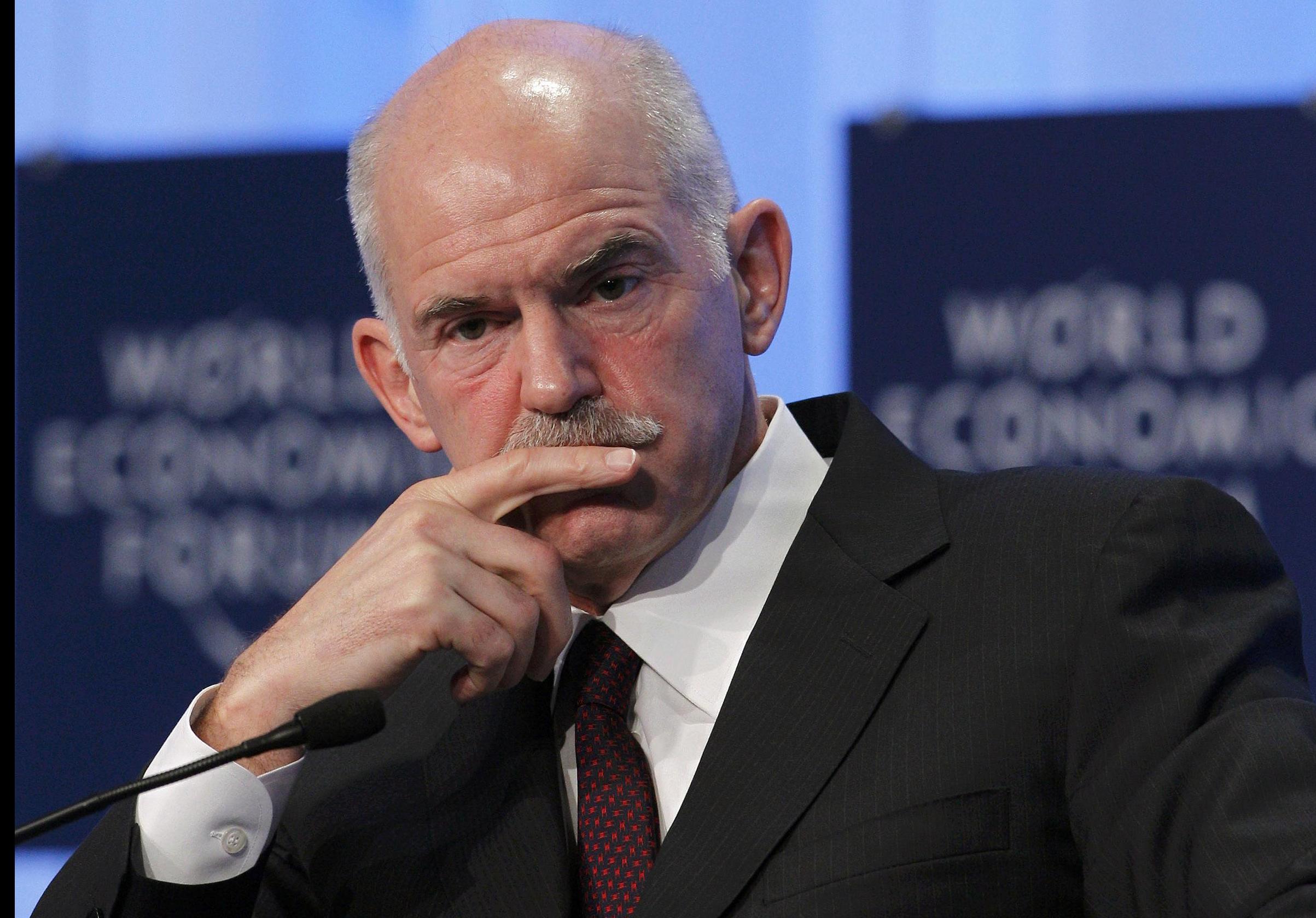 Κανένα θέμα αναδιάρθρωσης χρέους, το μήνυμα Παπανδρέου από το Νταβός